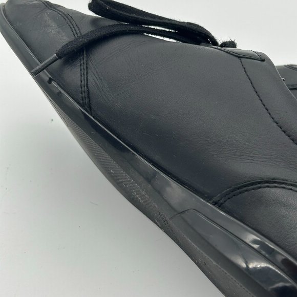 Versace Collection Black Leather Medusa Logo Shoes - Picture 12 of 12